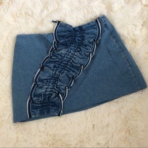 Zara denim skirt